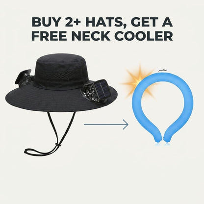 SunBreeze Solar Cooling Fan Hat