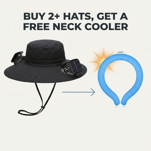 SunBreeze Solar Cooling Fan Hat