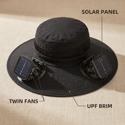 SunBreeze Solar Cooling Fan Hat