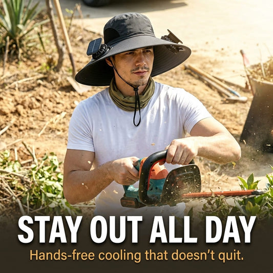 SunBreeze Solar Cooling Fan Hat