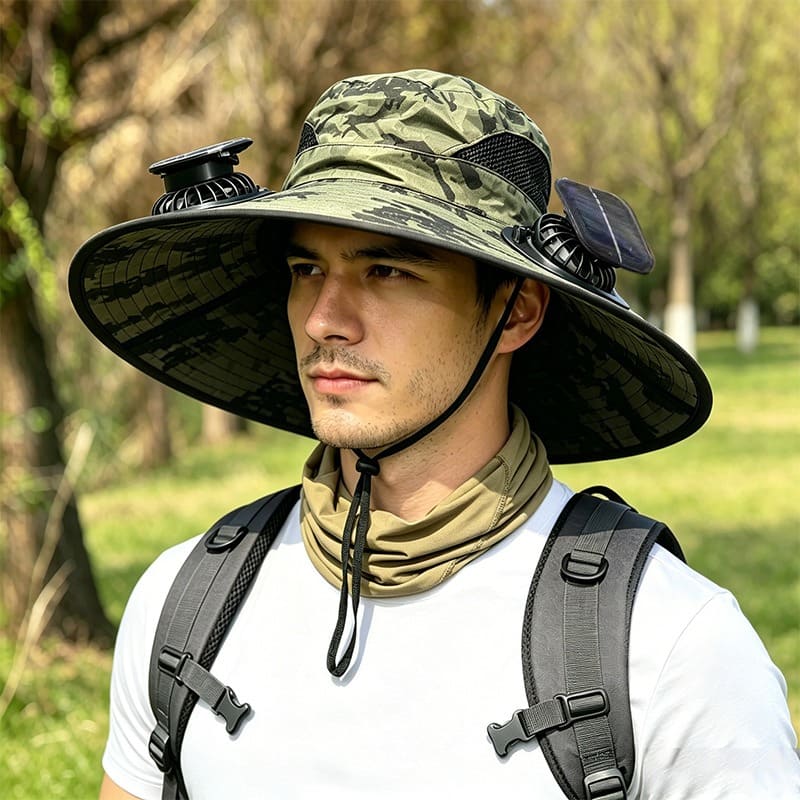 SunBreeze Solar Cooling Fan Hat