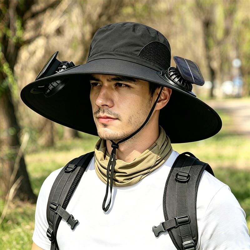 SunBreeze Solar Cooling Fan Hat