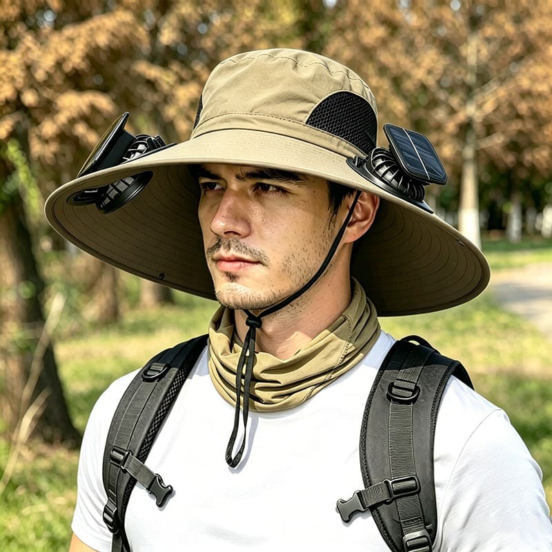 SunBreeze Solar Cooling Fan Hat